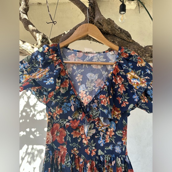 DÔEN Liberty of London - Pesco Dress - Indigo Iris Floral - XS - Picture 5 of 8
